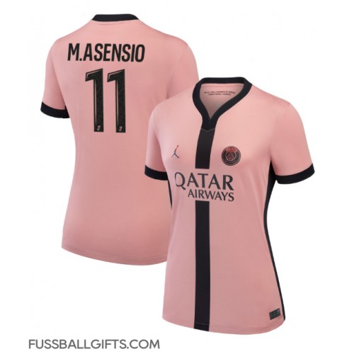 Paris Saint-Germain Marco Asensio #11 Fußballbekleidung 3rd trikot Damen 2024-25 Kurzarm